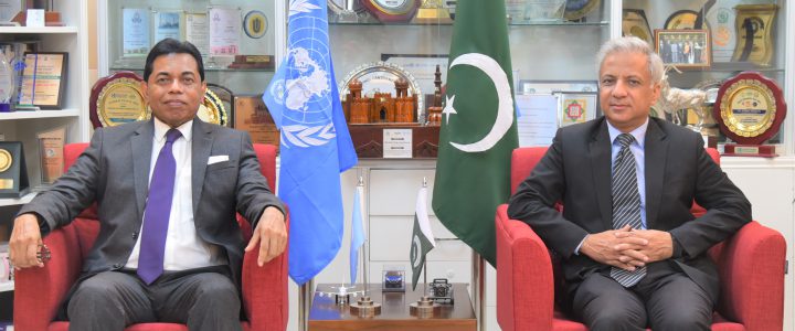 Mr. Asim Rauf, CEO, DRAP met with WHO Country Representative, Dr Palitha Gunarathna Mahipala to promote bilateral cooperation Mr. Asim Rauf, CEO, DRAP met with WHO Country Representative, Dr Palitha Gunarathna Mahipala to promote bilateral cooperation